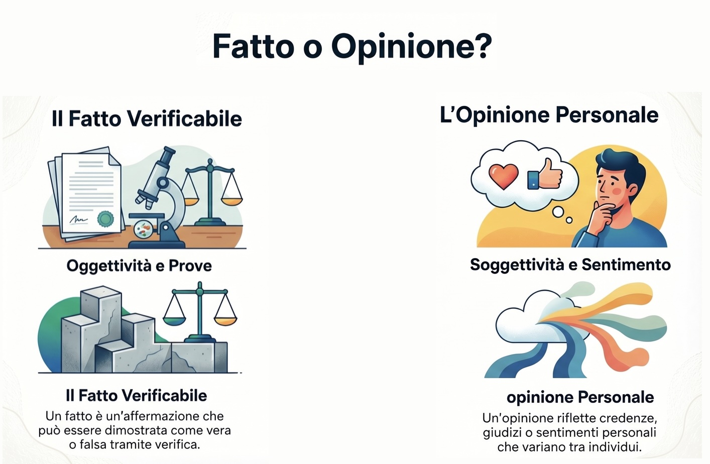 Fatto o Opinione?
